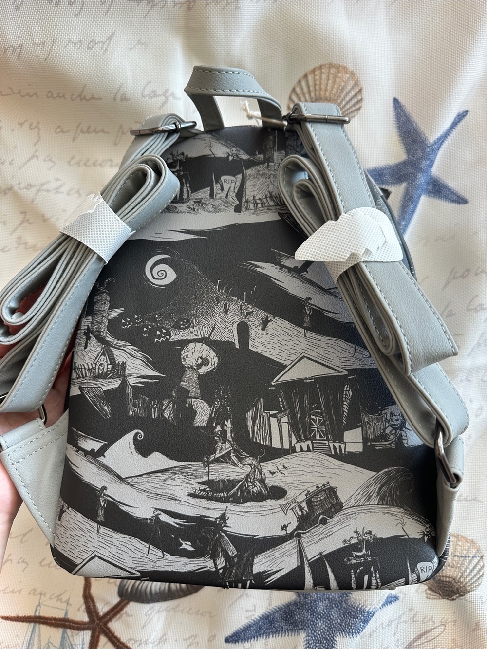 Loungefly Jack Skellington RIP Mini Backpack - Picture 5 of 7